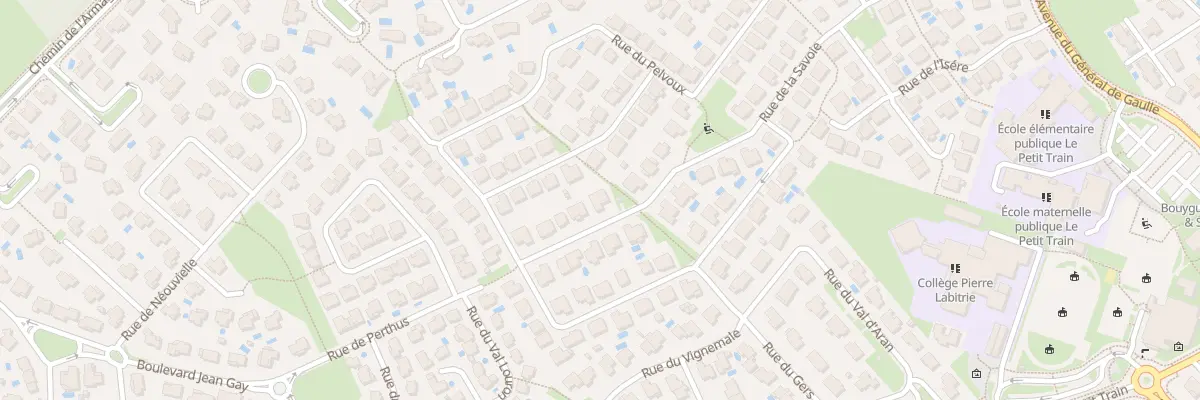 Plan du 38 Rue de Savoie à Tournefeuille