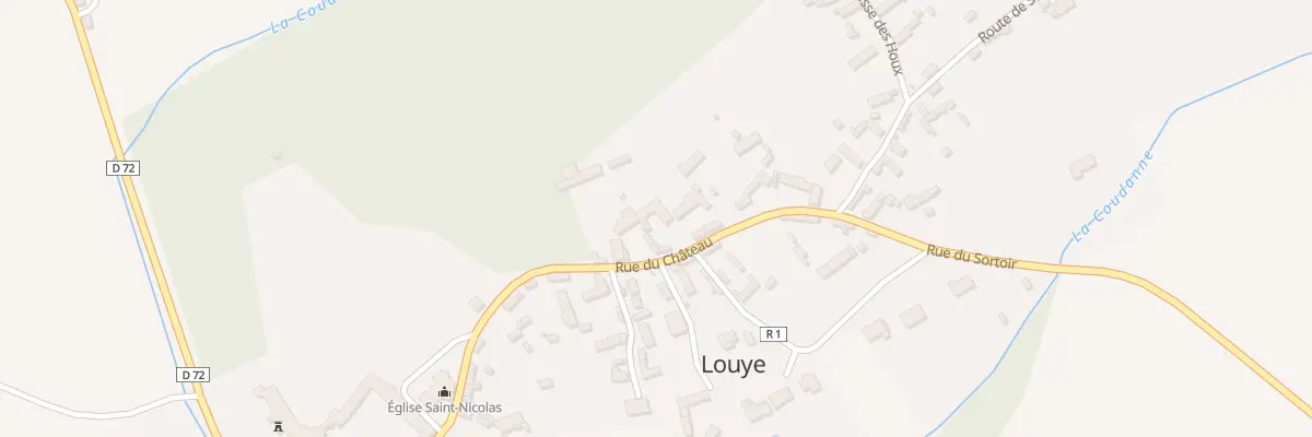 Plan du 9 Rue du Château à Louye