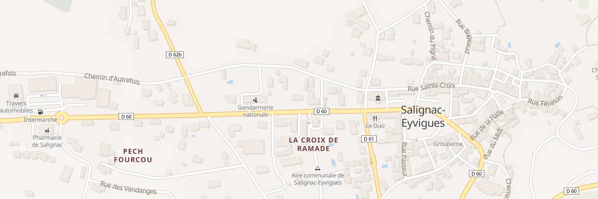 Plan du 13 Av de Sarlat à Salignac-Eyvigues