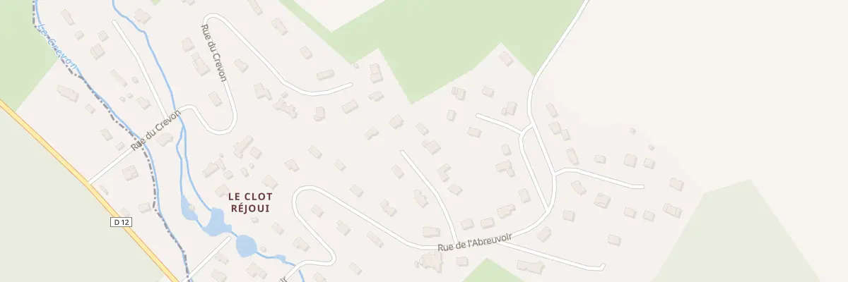 Plan du 90 Imp des Chênes à Catenay