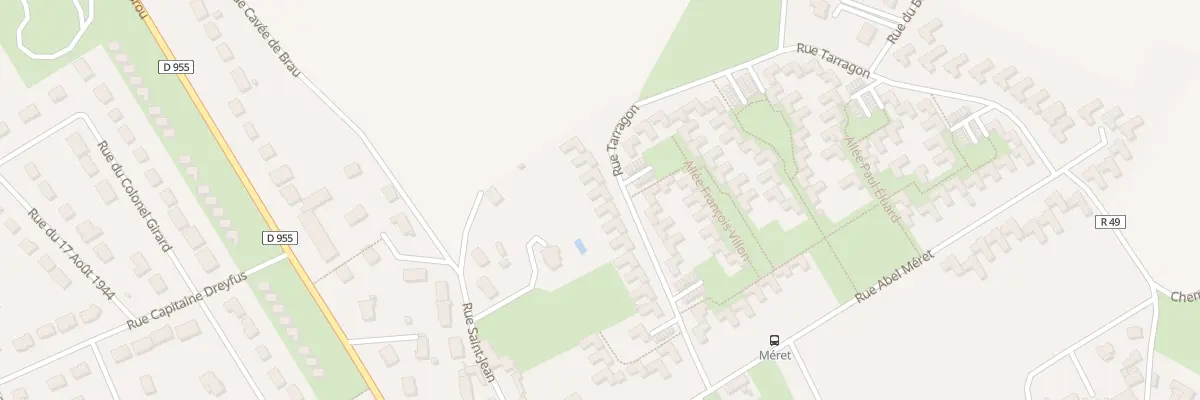 Plan du 20 Rue de Tarragon à Châteaudun