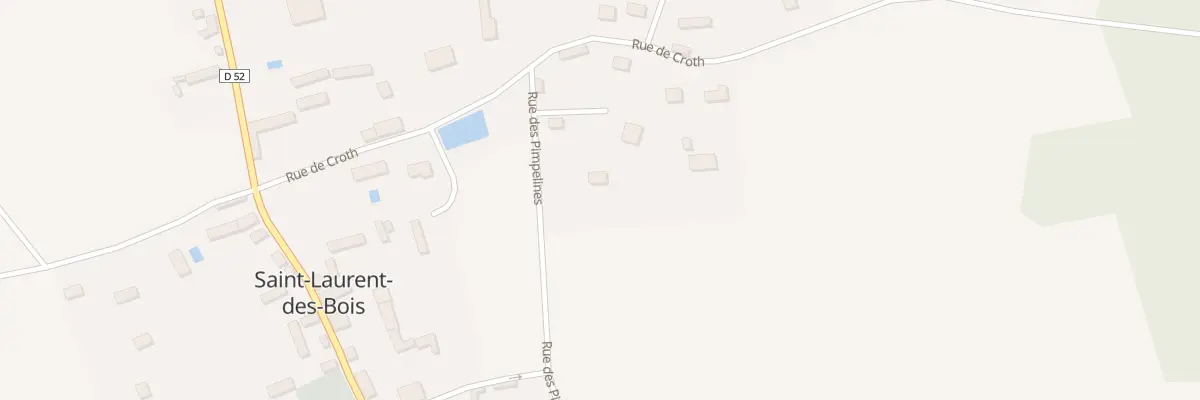 Plan du 3 Rue des Pimpelines à Saint-Laurent-des-Bois