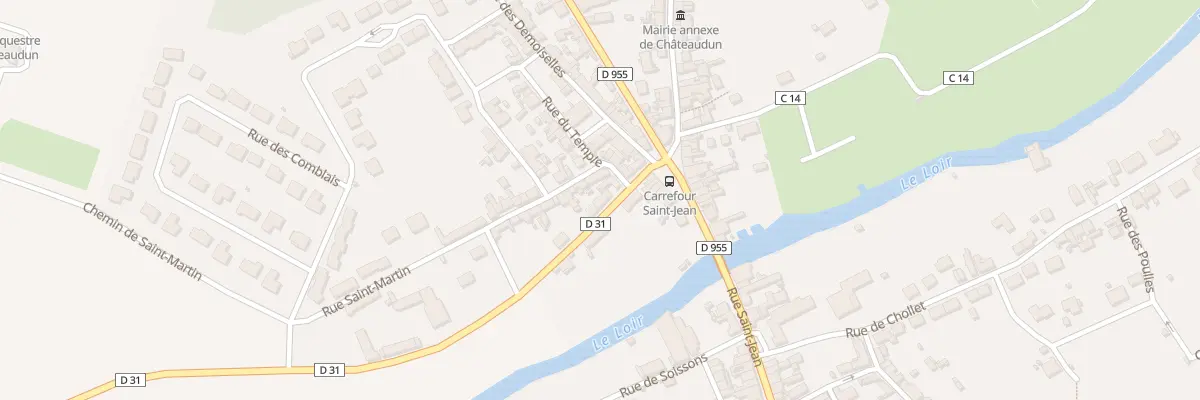 Plan du 7 Rue Marcel Poulin à Châteaudun