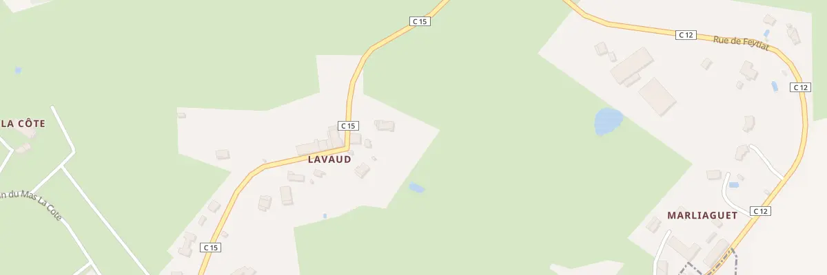 Plan du 3 Rte de Lavaud à Panazol