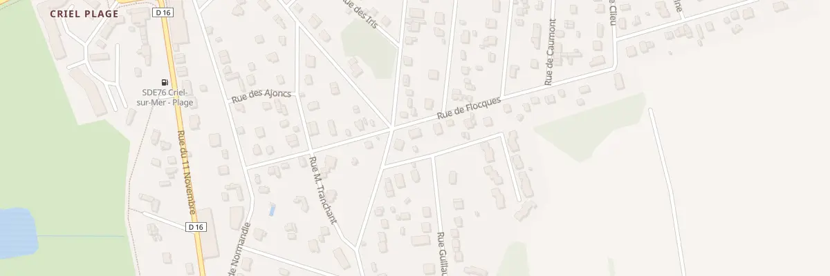 Plan du 14 Rue de Flocques à Criel-sur-Mer