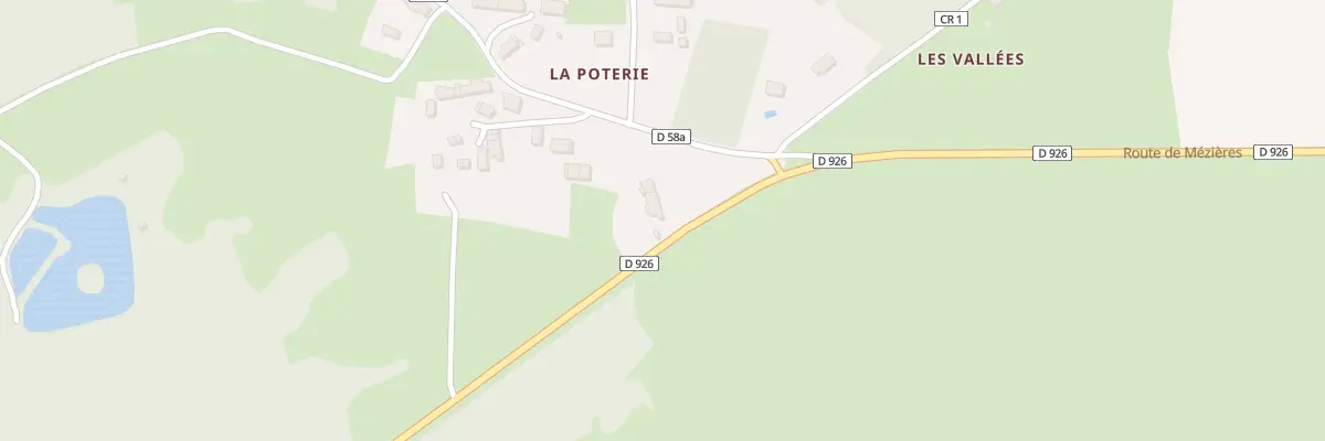 Plan du 1 La Poterie à Sainte-Gemme