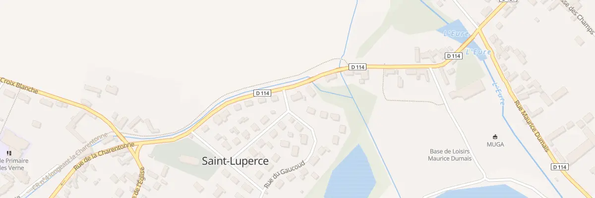 Plan du 1 Rue du Gaucoud à Saint-Luperce