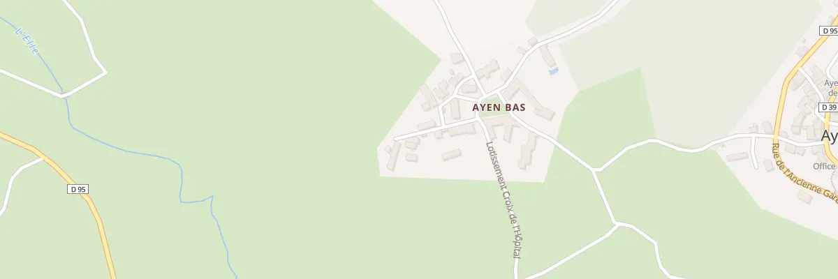 Plan du 25 Le Bas Ayen à Ayen