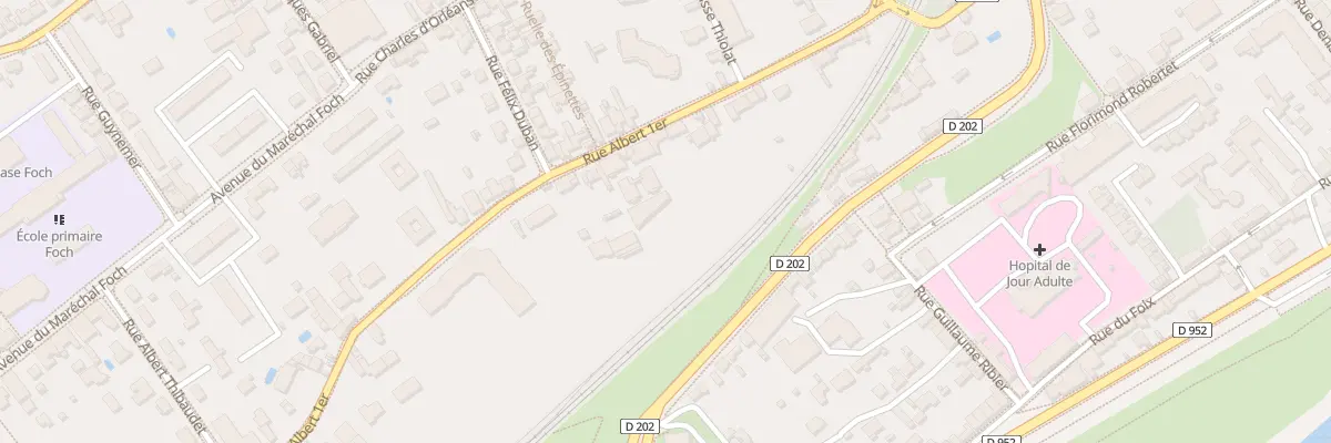 Plan du 26 Rue Albert 1er à Blois