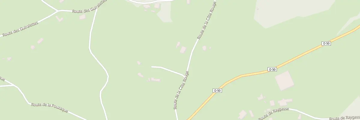Plan du 217 Rte de la Côte Rouge à Thédirac