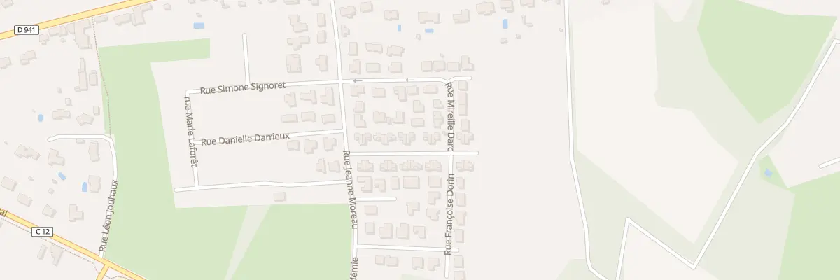 Plan du 13 Rue Michèle Morgan à Panazol