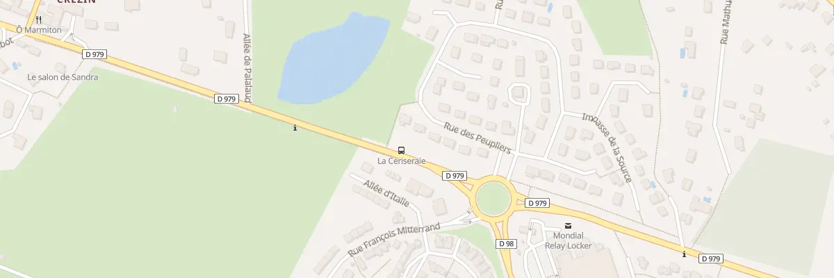 Plan du 9 Rue des Peupliers à Feytiat