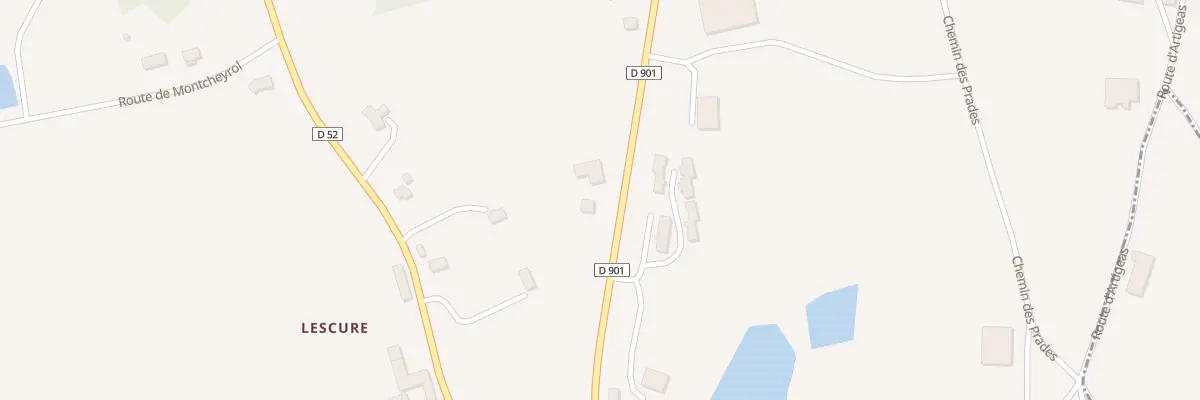 Plan du 5358 Les Prades à Juillac