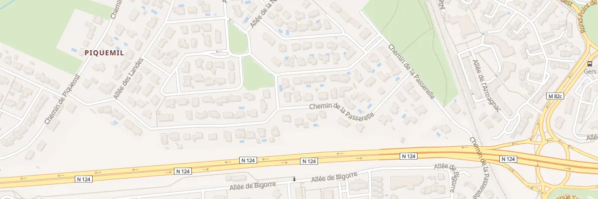 Plan du 50 Che de la Passerelle à Colomiers