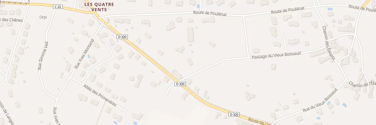 Plan du 3 Pas du Vieux Boisseuil à Boisseuil