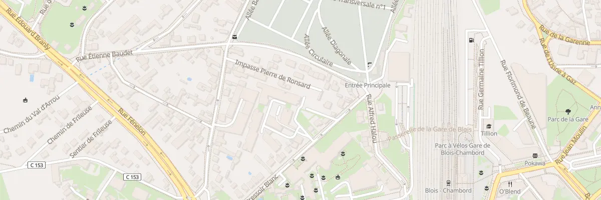 Plan du 7 Rue du Pressoir Blanc à Blois