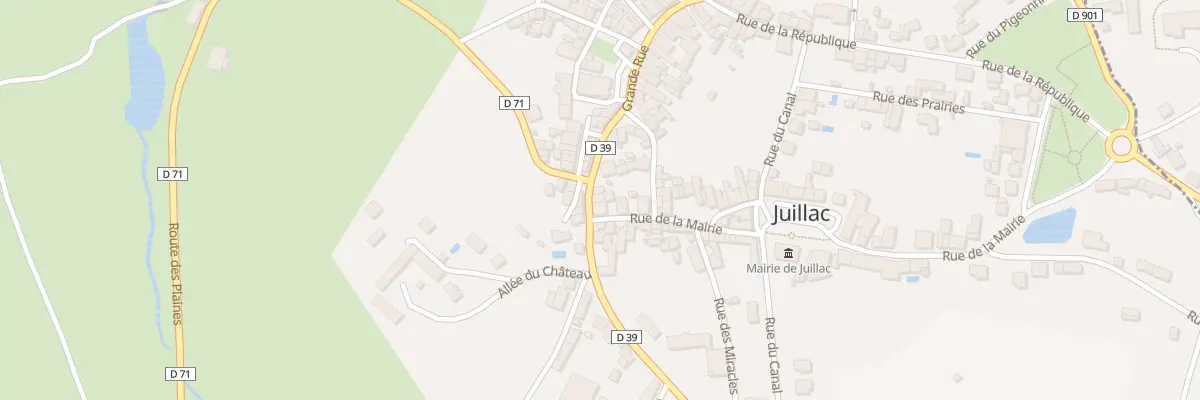 Plan du 43 Gr Grande Rue à Juillac