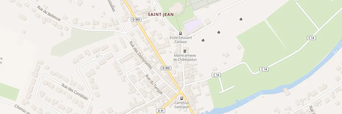 Plan du 58 Rue Saint-jean à Châteaudun