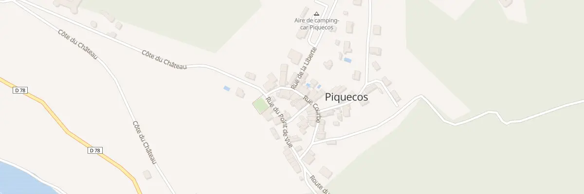 Plan du 50 Rue Courbe à Piquecos