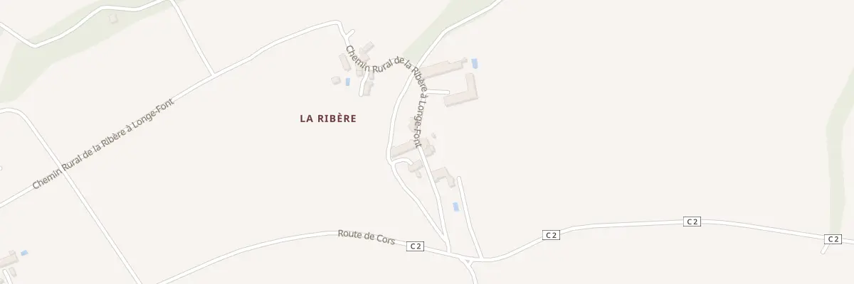 Plan du 5215 La Ribere à Oulches