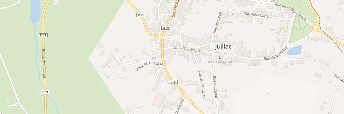 Plan du 4 Rue De La Mairie à Juillac