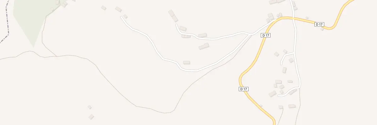Plan du 389 Le Ferre à Massat