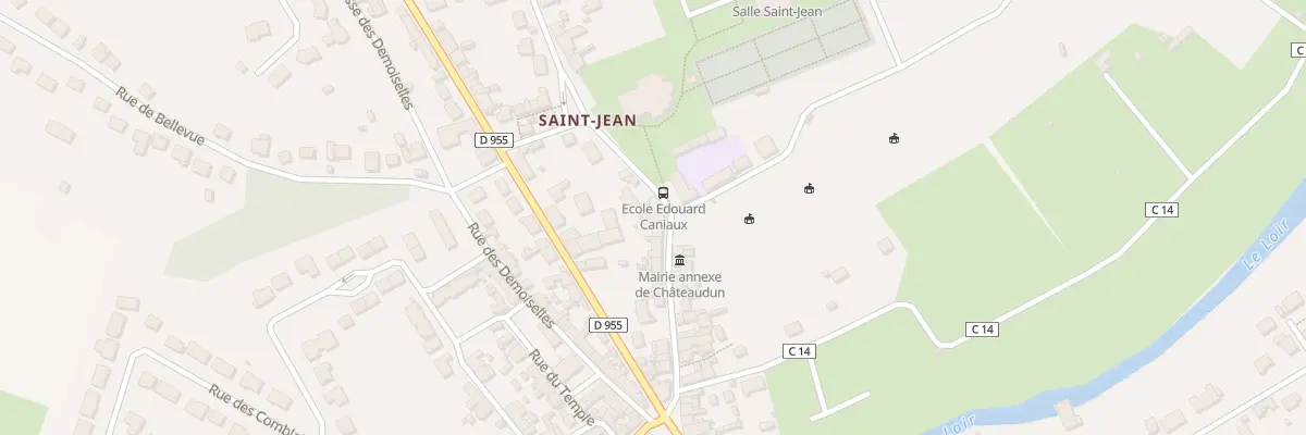 Plan du 70 Rue Saint-jean à Châteaudun
