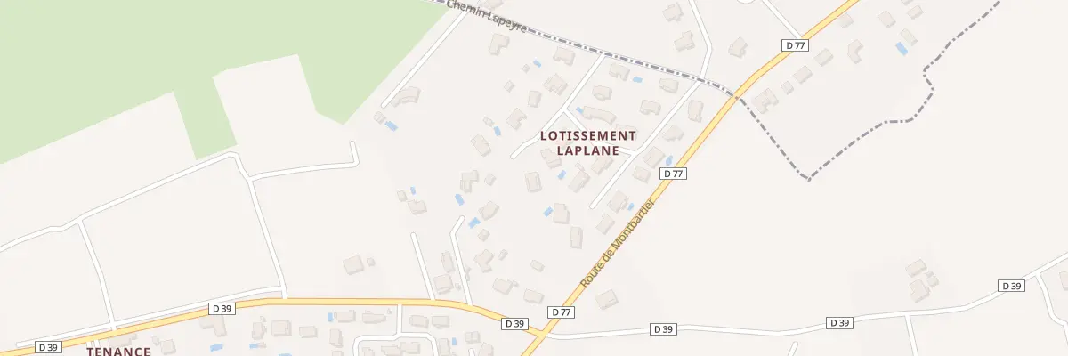 Plan du 6 Lot Laplane à Bressols