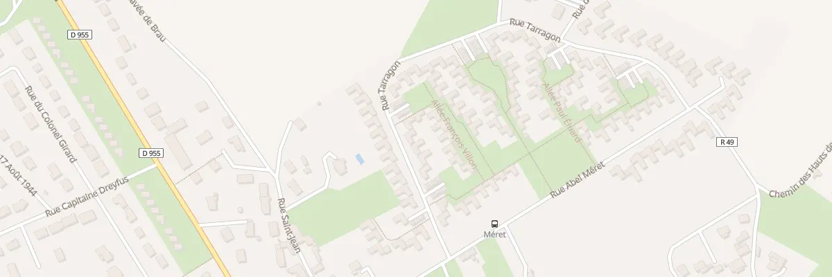 Plan du 13 Rue de Tarragon à Châteaudun