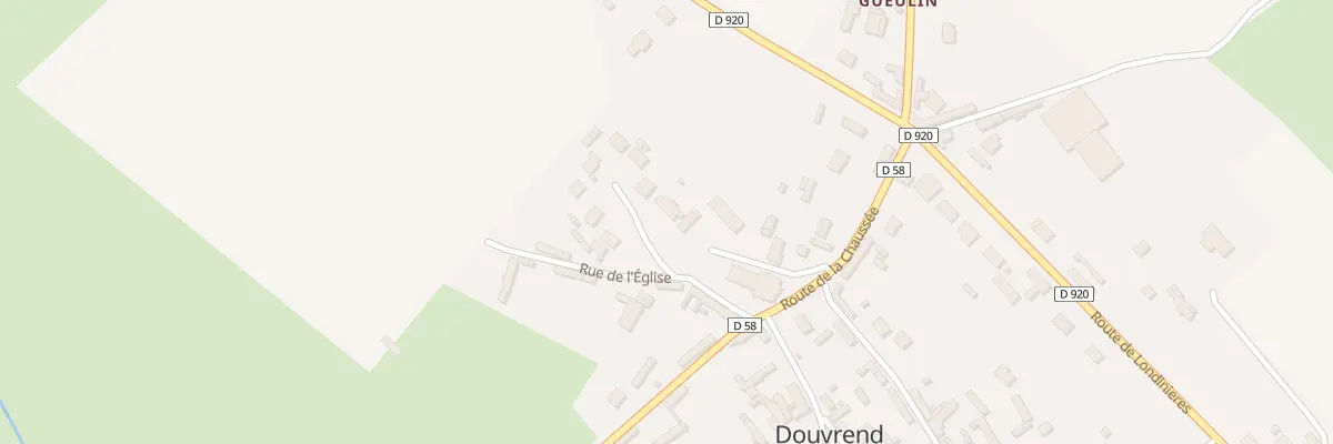 Plan du 5115 Le Bourg à Douvrend