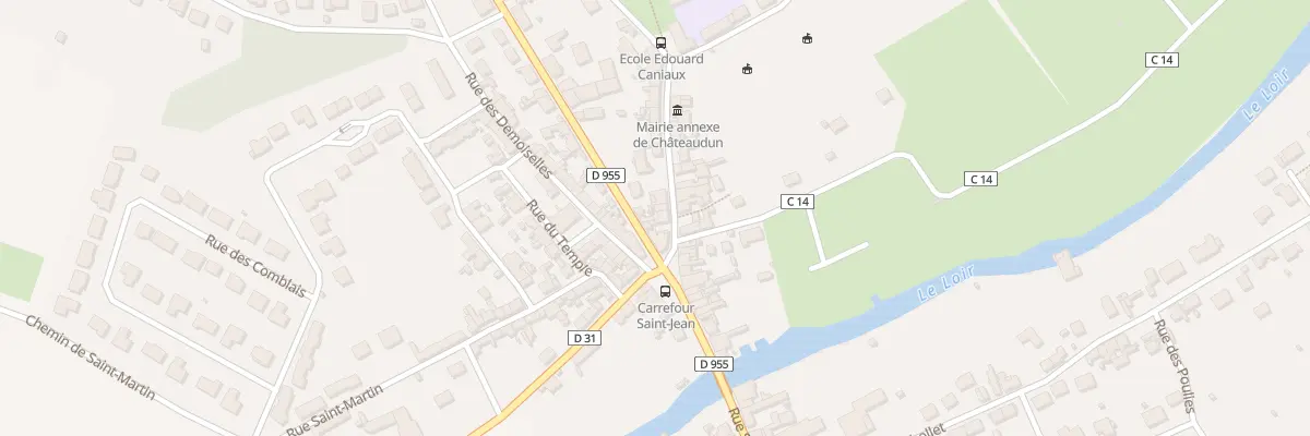 Plan du 50 Rue Saint-jean à Châteaudun