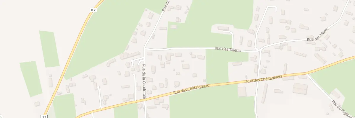 Plan du 94 Rue des Tilleuls à Catenay