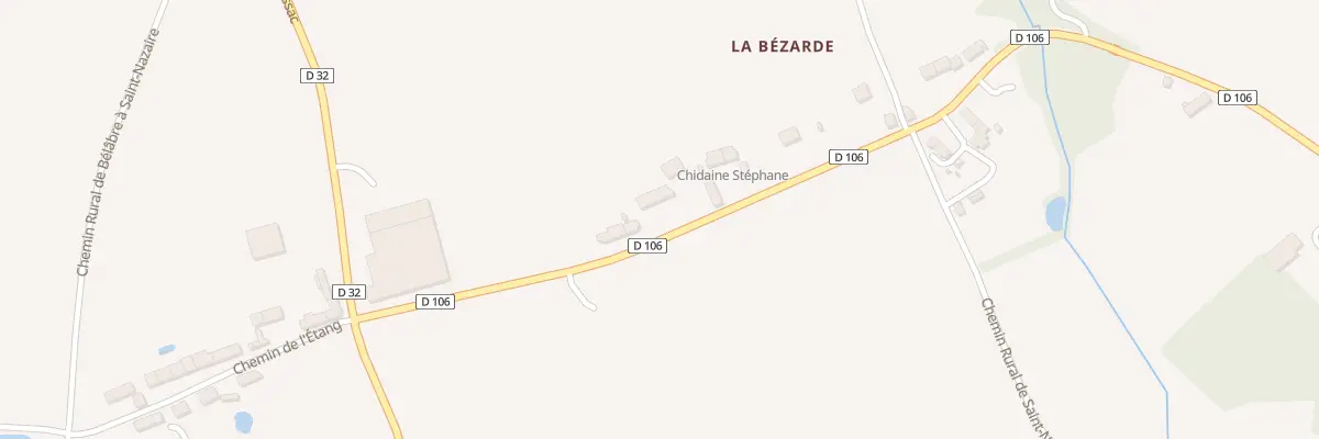 Plan du 3 Rte de Luzeret à Oulches