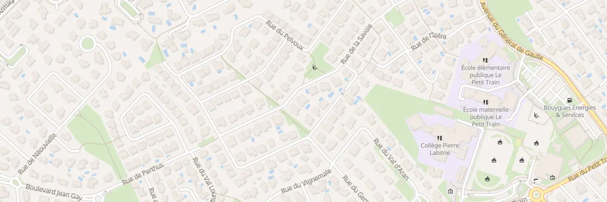Plan du 35 Rue de Savoie à Tournefeuille