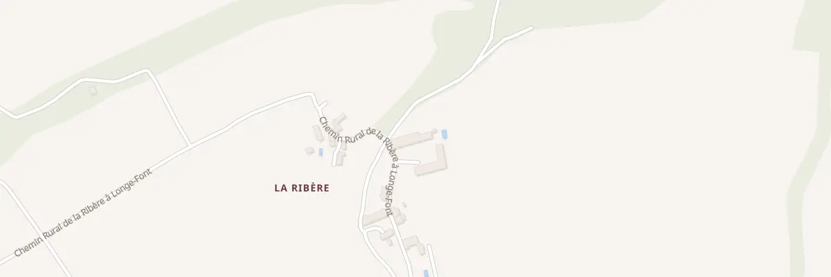 Plan du 5394 La Ribere à Oulches