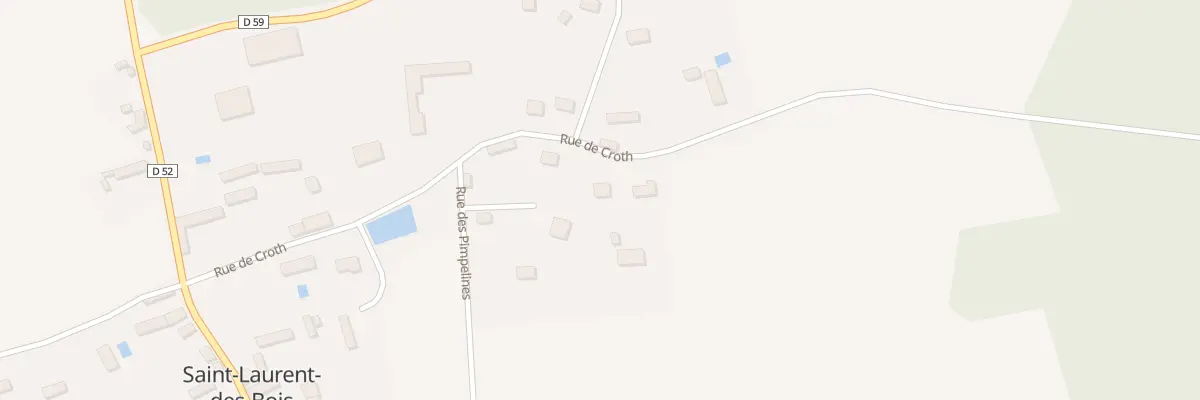 Plan du 18 Rue de Croth à Saint-Laurent-des-Bois