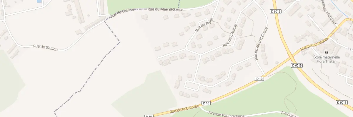 Plan du 47 Rue de l’Aunay à Gaillon