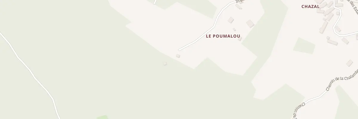 Plan du 74A Le Poumatou à La Dornac