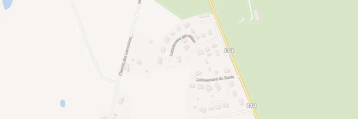 Plan du 6 Lot des Allées à Coussac-Bonneval