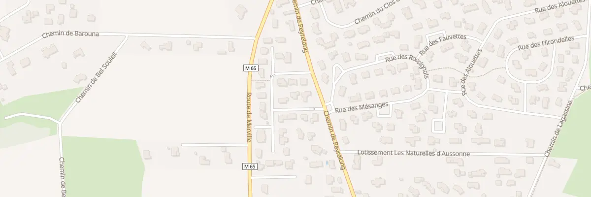 Plan du 29 Rue Marie Curie à Aussonne