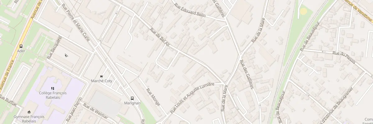 Plan du 14 Rue de Bel-Air à Blois
