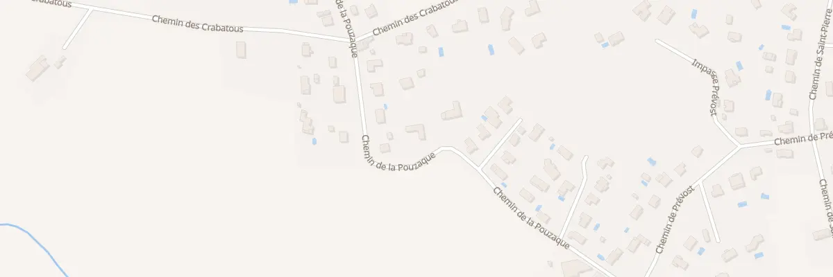 Plan du 1500A Che de la Pouzaque à Montauban