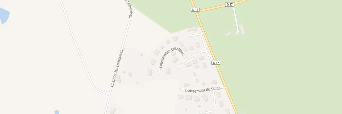 Plan du 8 Lot des Allées à Coussac-Bonneval