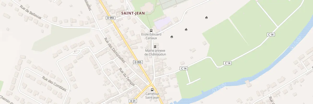 Plan du 95 Rue Saint-jean à Châteaudun