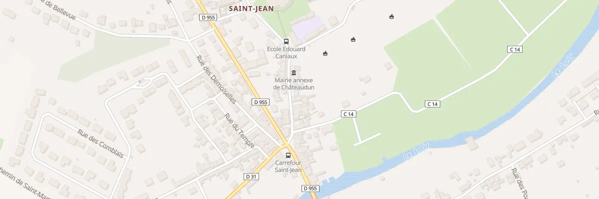 Plan du 83B Rue Saint-jean à Châteaudun