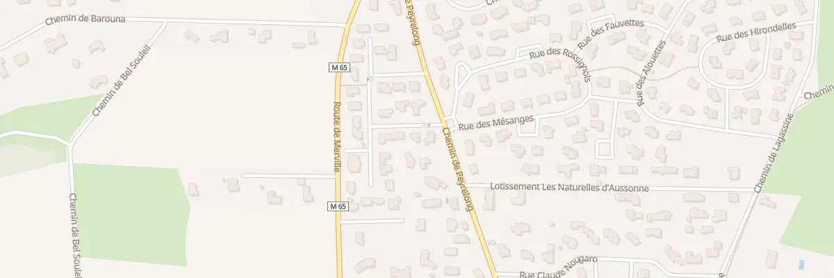 Plan du 2 Rue Marie Curie à Aussonne