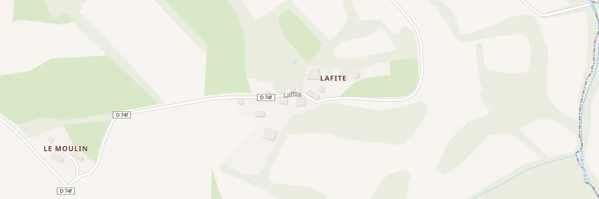 Plan du 13A Lafite à Lapeyrère