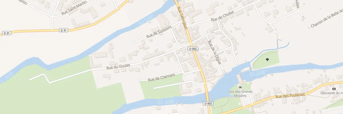 Plan du 10 Rue du Goulet à Châteaudun
