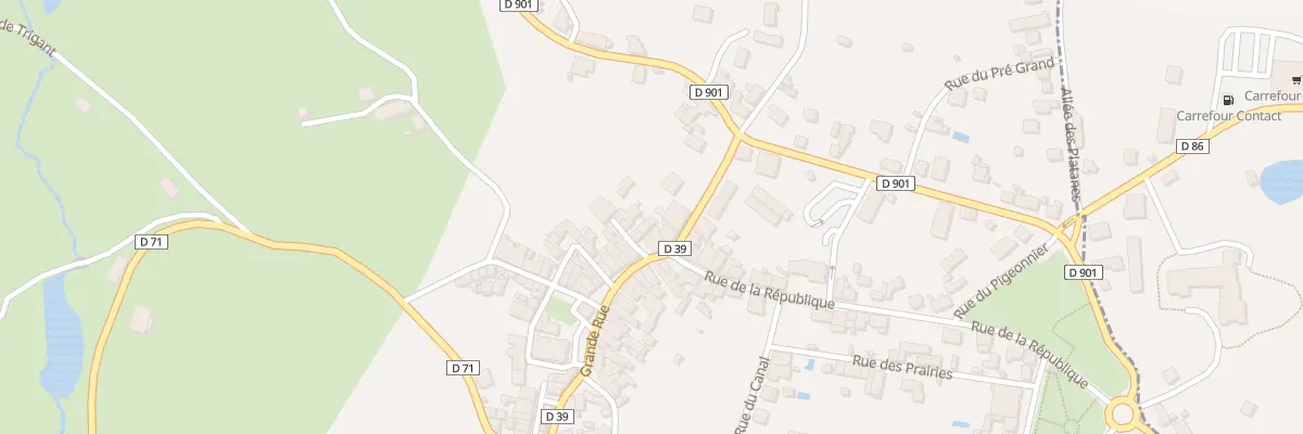 Plan du 8 Grande Rue à Juillac