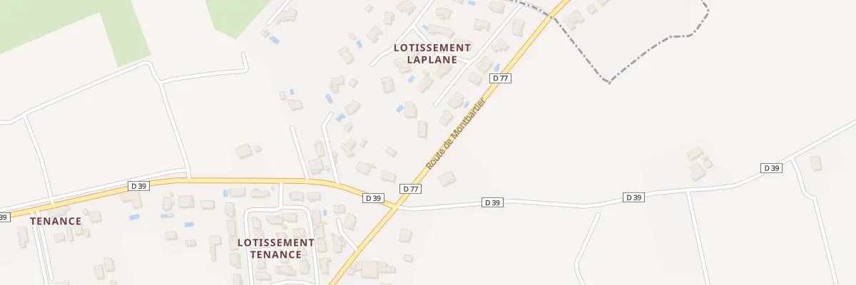 Plan du 18 Lot Laplane à Bressols